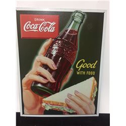 TIN COCA COLA ADVERTISING SIGNS (12  X 16 )