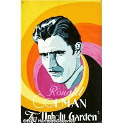 Max Baker - Attributed - Original Movie Advertising Art (1931).