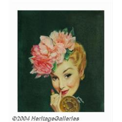 Walter Martin Baumhofer (1904-1987) Original Magazine Cover Art (1949).