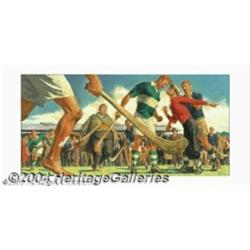 Walter Martin Baumhofer (1904-1987) Original Magazine Story Illustration (1954).