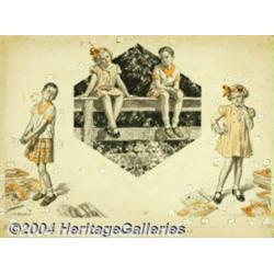 Elmor J. Brown (1899-1968) - Attributed - Original Magazine Story Illustration (1945).