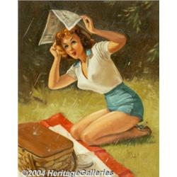 Forest Clough (1910-1985) Original Pin-up Art (1955-1960).
