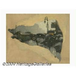 Dean Cornwell (1892-1960) Original Magazine Story Illustration (1920).