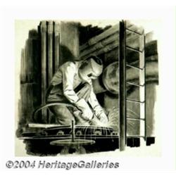 Ken Cowhey - Attributed - Original Advertising Art (1958).