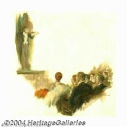 Floyd MacMillan Davis (1896-1966) Original Magazine Story Illustration (1925-1930).