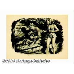 Howell Dodd - Original Magazine Story Illustration (1945-1950).