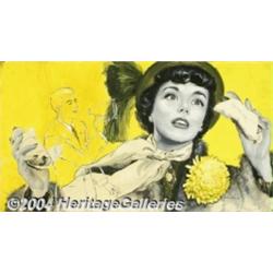 Robert W. Douglass - Original Magazine Story Illustration (1949).