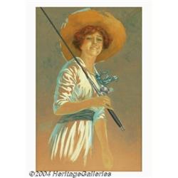 Edward M. Eggleston (1883-1941) Original Calendar / Advertising Art (c.1915).