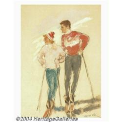 Pal Fried (1893-1976) Original Illustration (1960-1965).