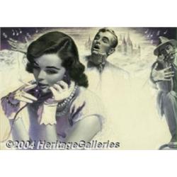 Edwin A. Georgi (1896-1964) Original Magazine Story Illustration (1951).