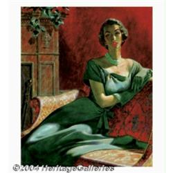 Edwin A. Georgi (1896-1964) Original Illustration (c.1953).