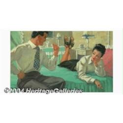 Hamilton Greene (1904-1966) - Attributed - Original Story Illustration (c.1945).