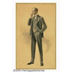 Archie Gunn (1863-1930) Original Advertising Art (1901).