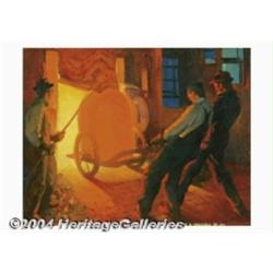 Lealand R. Gustavson (1894-1966) Original Advertising Art (1940-1950).