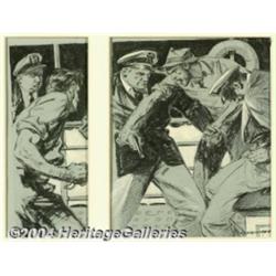 Lealand R. Gustavson (1894-1966) Original Magazine Story Illustration (c.1929).
