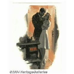 Edwin Henry - Original Magazine Story Illustration (1940).