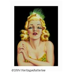 Cardwell S. Higgins (1902-1983) Original Pin-up / Glamour Art (c.1930).