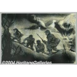 Cardwell S. Higgins (1902-1983) Original Magazine Cover (1942).