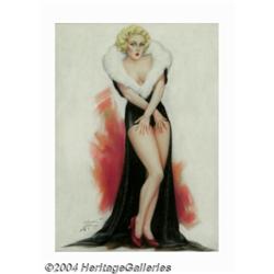 Cardwell S. Higgins (1902-1983) Original Pin-up / Glamour Art (1930).