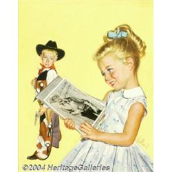 Robert Hilbert - Original Magazine Cover Art (1954).