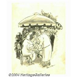 Helen E. Hokinson (1893-1949) Original Illustration (1940-1945).