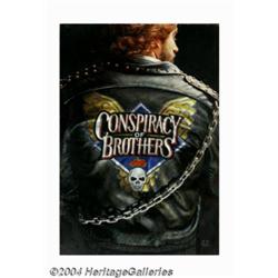 Steven James - Original Cover Art (1989).Bantam #42304-3 - Conspiracy of Brothers