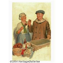 Percy D. Johnson - Original Illustration (1925-1930).