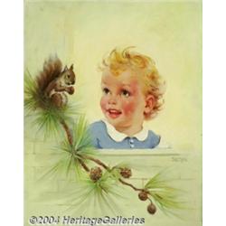 Florence Kroger - Original Calendar Art (c.1930).