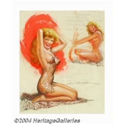 Earl MacPherson (1910-1993) Original Pin-up Art (1945-1950).