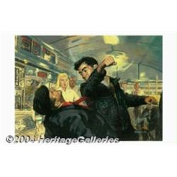 Robert McCall - Original Magazine Story Illustration (1961).