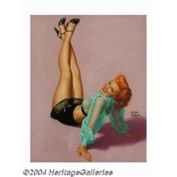 Earl Steffa Moran (1893-1984) Original Pin-up Art (c.1954).