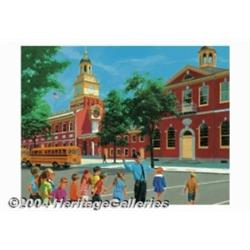 Taylor Oughton - Original Calendar Art (c.1965).