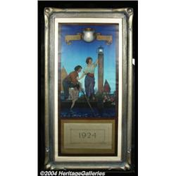 Maxfield Parrish (1870-1966) Vintage Print (1923).