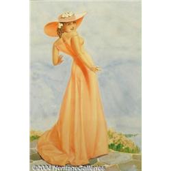 George Petty (1894-1975) Original Pin-up / Glamour Art (c.1937).