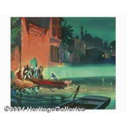 John Scott Pike (1911-1979) Original Magazine Story Illustration (1953).