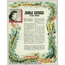 Leo Rackow - Original Magazine Story Illustration (1945).