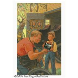 Robert Robinson - Original Magazine Cover Art (1946).