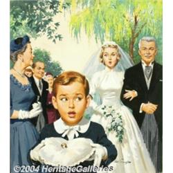 Arthur Sarnoff (1912-2000) Original Magazine Cover Art.