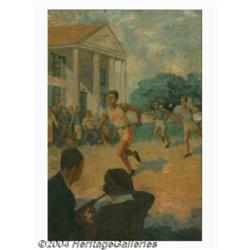 P. Schaeffer - Original Pulp Painting (1915-1920).