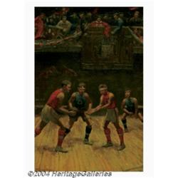 P. Schaeffer - Original Pulp Painting (1915-1920).