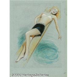 Charles Gates Sheldon (1889-1960) Original Glamour Art (1925-1930).