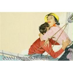 J. Frederick Smith - Original Magazine Story Illustration (1951).