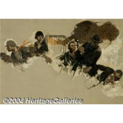 Herbert Morton Stoops (1888-1948) Original Magazine Story Illustration (1925-1930).