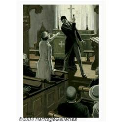 Ray C. Strang (1893-1957) Original Magazine Story Illustration (1925-1930).