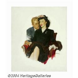 Haddon H. Sundblom (1899-1976) Original Magazine Story Illustration (1941).