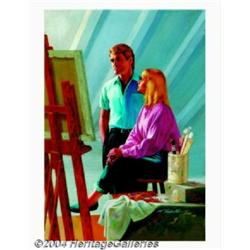 Ed Tadiello - Original Paperback Cover Art (1990).