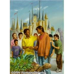 Ed Tadiello - Original Paperback Cover Art (c.1990).