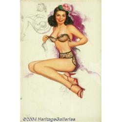 T. N. Thompson - Original Pin-up Art (1954).
