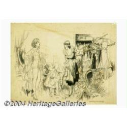 Raeburn Van Buren (1891-1987) Original Illustration (1933).