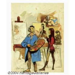 Raeburn Van Buren (1891-1987) Original Illustration (c.1960).